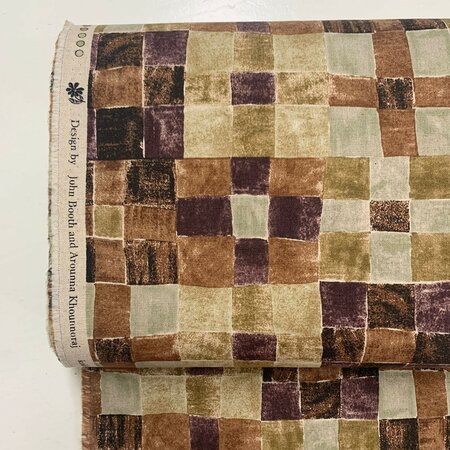 Bookhou KOKKA - Geometric Blocks Earth CANVAS