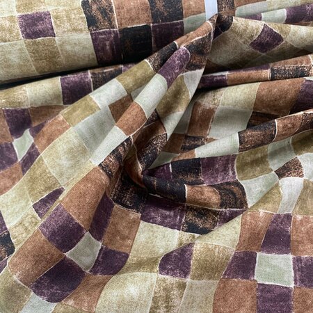 Bookhou KOKKA - Geometric Blocks Earth CANVAS