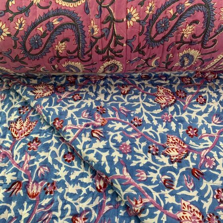 Ansje LIMITED - Purple Paisley Party - Quilt Indian Cotton