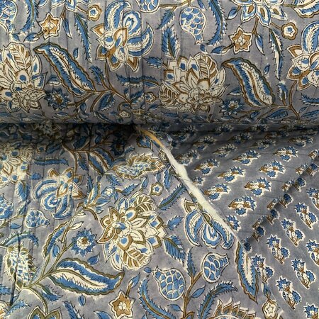 Ansje LIMITED - Night Sky Artistic Curcuma - Quilt Indian Cotton