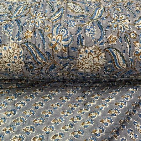 Ansje LIMITED - Night Sky Artistic Curcuma - Quilt Indian Cotton