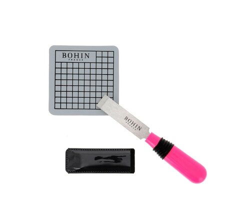 Bohin - Buttonhole Cutter + Safety Mat