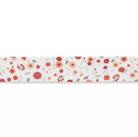 Biaisband Mille Fleurs Rust 20mm