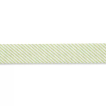 Biaisband Stripes Light Green 20mm