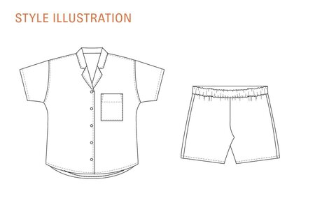 Wardrobe by Me - Camp Shirt And Shorts