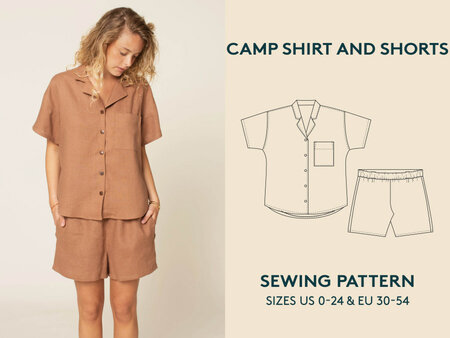 Wardrobe by Me - Camp Shirt And Shorts