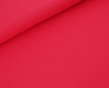 Stoffonkel Solid Himbeer JERSEY GOTS