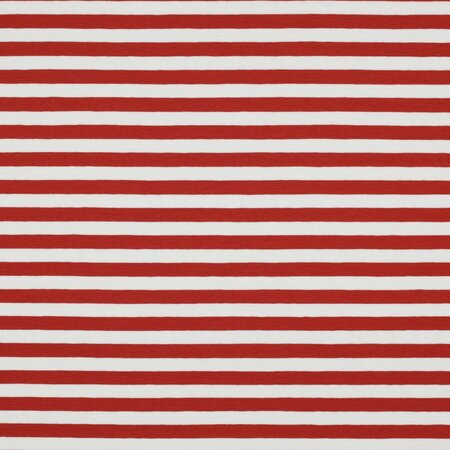 Verhees - Yarn Dyed Stripes BRIQUE - Jersey