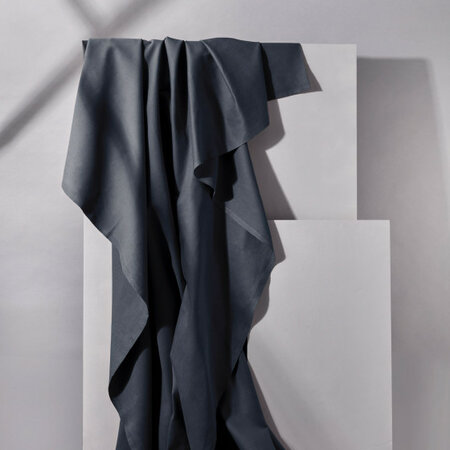 COUPON 160cm Atelier Brunette GABARDINE Deep Charcoal