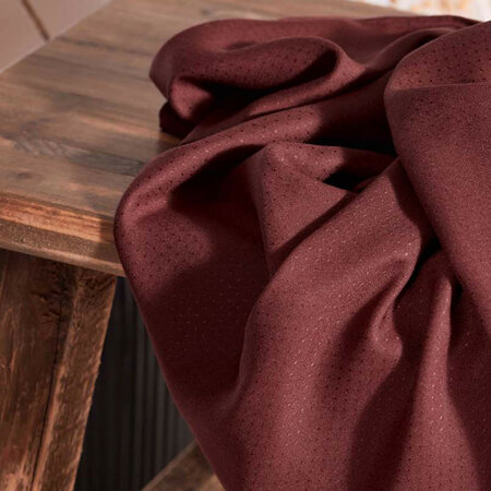 COUPON 60cm Atelier Brunette - Dobby Rust VISCOSE