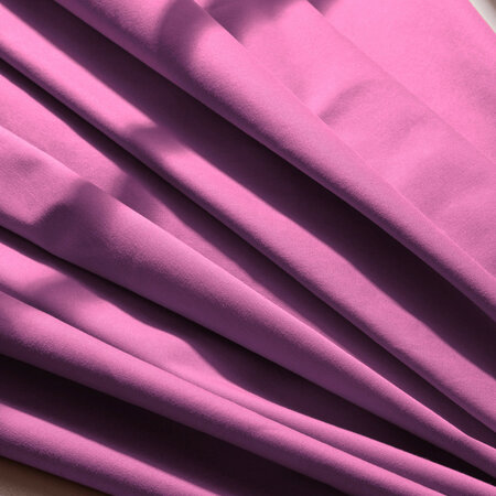 COUPON 155cm Atelier Brunette GABARDINE Bubble Gum