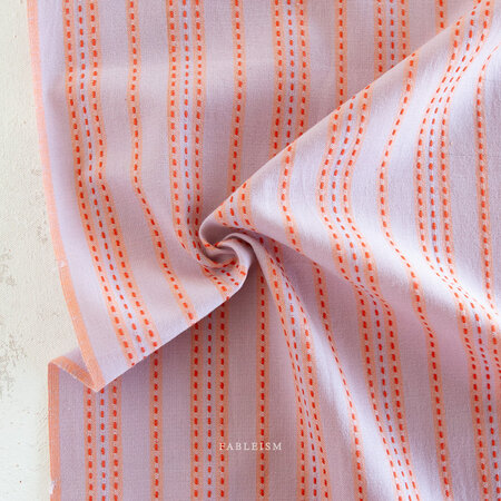 Fableism - Stitch Stripe Lavender - LUCKY LOOM - KATOEN