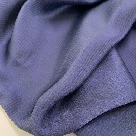 DEADSTOCK Night Blue VISCOSE SEERSUCKER