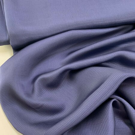 DEADSTOCK Night Blue VISCOSE SEERSUCKER