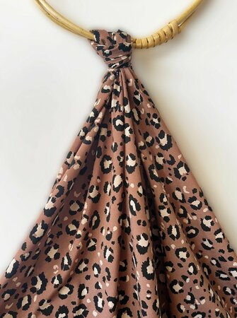 My Dress Made - Mocha Luipard - Viscose Poplin OEKO-TEX® STeP & FSC