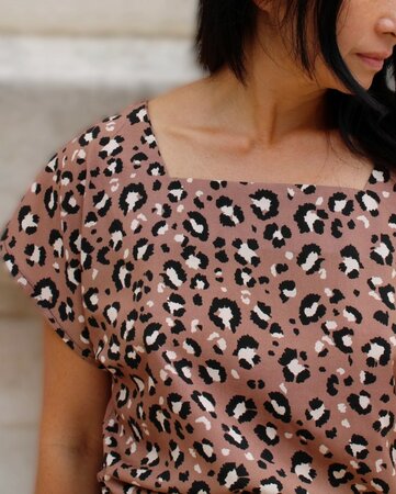 My Dress Made - Mocha Luipard - Viscose Poplin OEKO-TEX® STeP & FSC