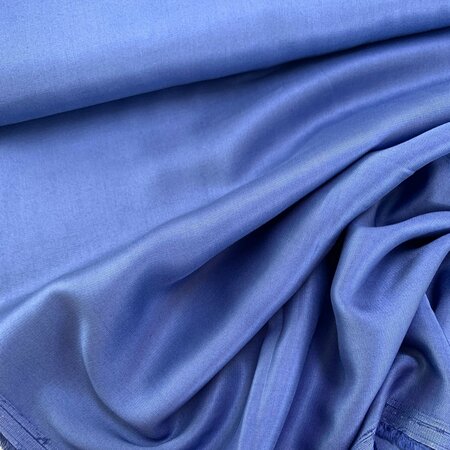 DEADSTOCK Cornflower Blue VISCOSE TWILL
