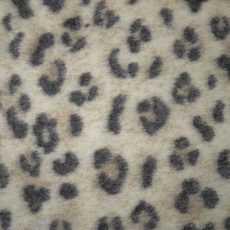 Hilco - Snow Leopard Mantelstof WOL KATOEN