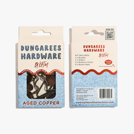 KYLIE & THE MACHINE - Dungarees Hardware Kit - AGED COPPER