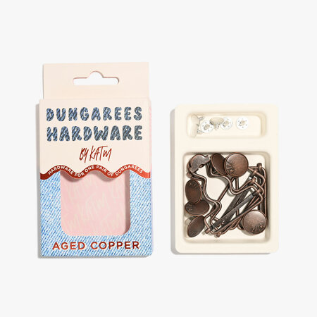 KYLIE & THE MACHINE - Dungarees Hardware Kit - AGED COPPER