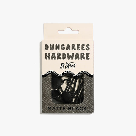 KYLIE & THE MACHINE - Dungarees Hardware Kit - MATTE BLACK