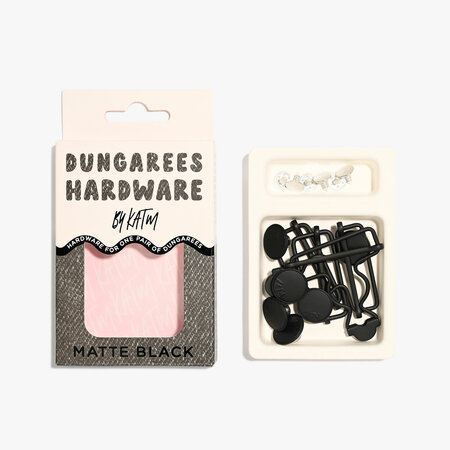 KYLIE & THE MACHINE - Dungarees Hardware Kit - MATTE BLACK