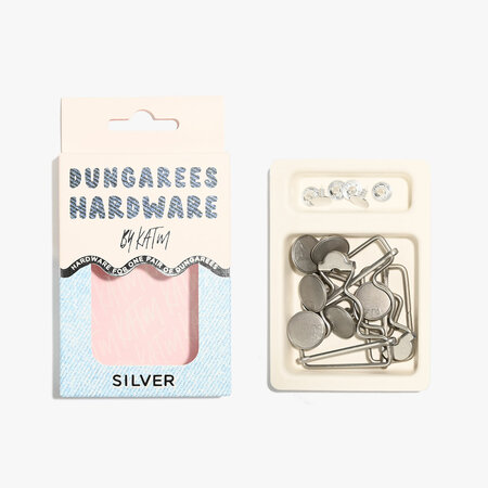 KYLIE & THE MACHINE - Dungarees Hardware Kit - SILVER