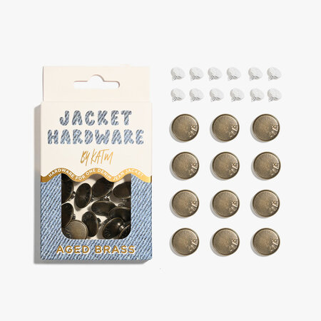 KYLIE & THE MACHINE - Jacket Hardware Kit - AGED BRASS