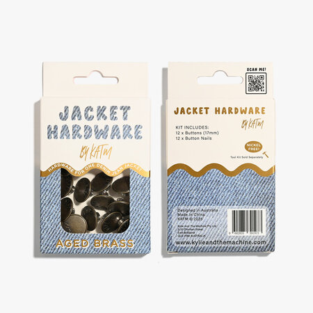 KYLIE & THE MACHINE - Jacket Hardware Kit - AGED BRASS