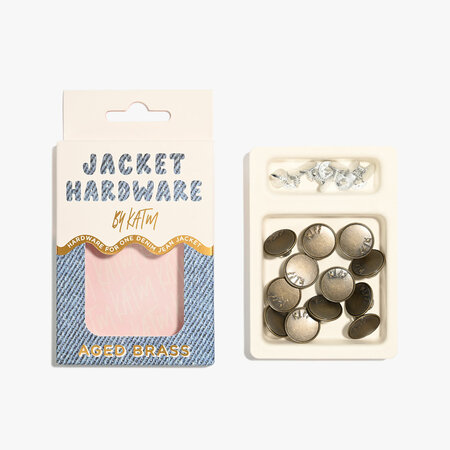 KYLIE & THE MACHINE - Jacket Hardware Kit - AGED BRASS