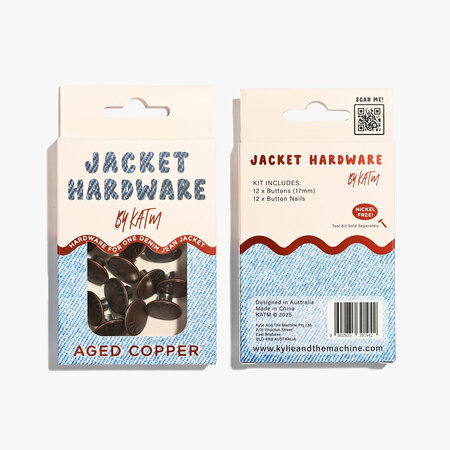 KYLIE & THE MACHINE - Jacket Hardware Kit - AGED COPPER