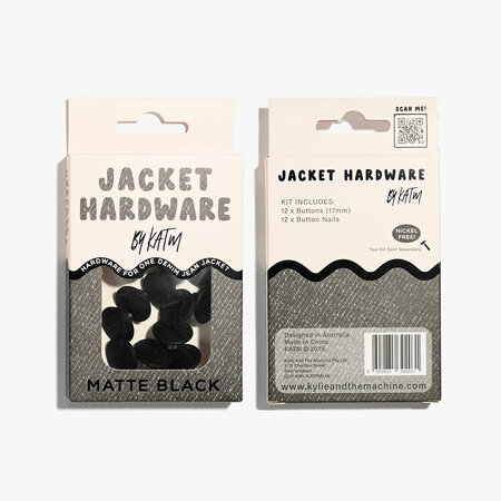 KYLIE & THE MACHINE - Jacket Hardware Kit - MATTE BLACK