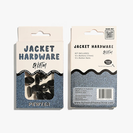 KYLIE & THE MACHINE - Jacket Hardware Kit - PEWTER