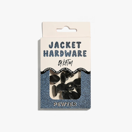 KYLIE & THE MACHINE - Jacket Hardware Kit - PEWTER