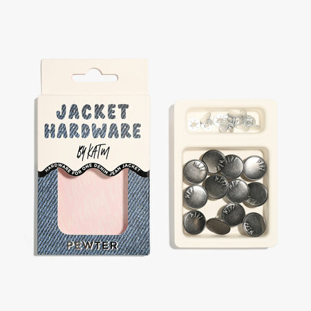 KYLIE & THE MACHINE - Jacket Hardware Kit - PEWTER