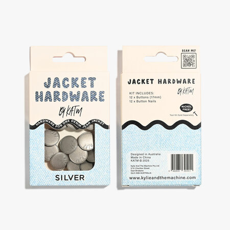 KYLIE & THE MACHINE - Jacket Hardware Kit - SILVER