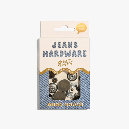 KYLIE & THE MACHINE - Jeans Hardware Kit - AGED BRASS