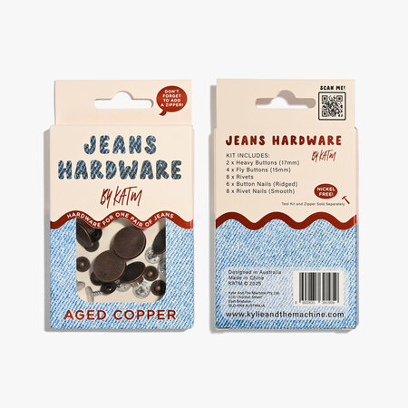 KYLIE & THE MACHINE - Jeans Hardware Kit - AGED COPPER