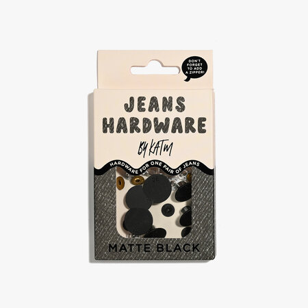 KYLIE & THE MACHINE - Jeans Hardware Kit - MATTE BLACK