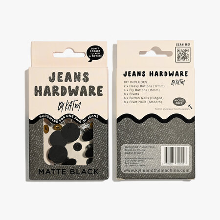 KYLIE & THE MACHINE - Jeans Hardware Kit - MATTE BLACK