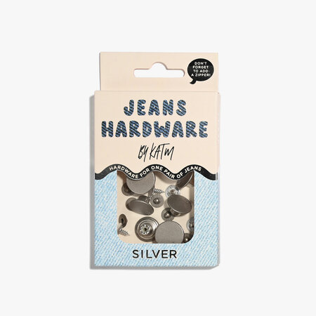 KYLIE & THE MACHINE - Jeans Hardware Kit - SILVER