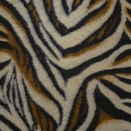 Hilco - Fluffy Tiger Mantelstof WOL