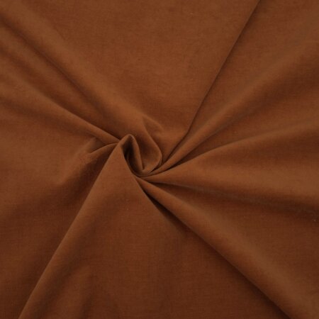Hilco - Rusty Caramel Babycord Stretch - COTTON - OEKO-TEX