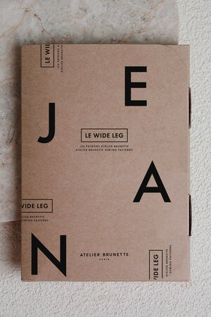 Atelier Brunette - Le Jean Wide Leg - papier patroon
