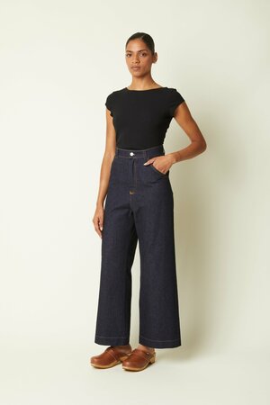 Atelier Brunette - Le Jean Wide Leg - papier patroon