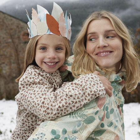 Katia - Flowers Reindeer FLANNEL COTTON