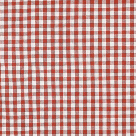 COUPON 55 CM Verhees - Yarn Dyed BIG CHECK Terra - POPLIN KATOEN