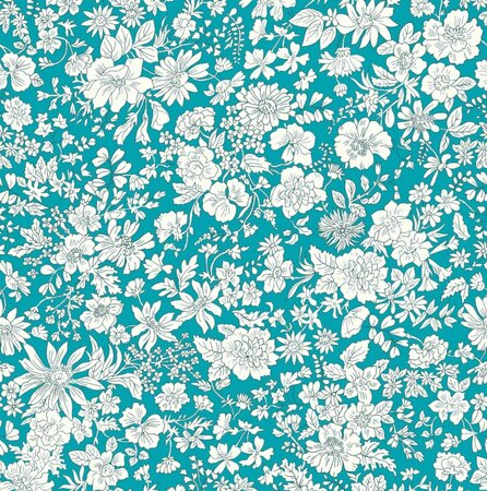 COUPON 125 CM Liberty London - Emily Belle Jewel Peacock KATOEN