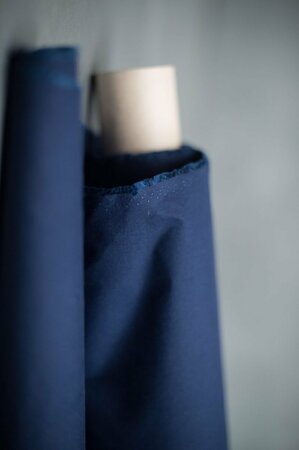 COUPON 150 CM Merchant & Mills - Organic Dry Oilskin Navy GOTS