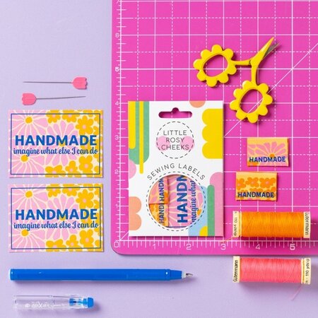 Little Rosy Cheeks - Bold Blooms LABEL & PATCH